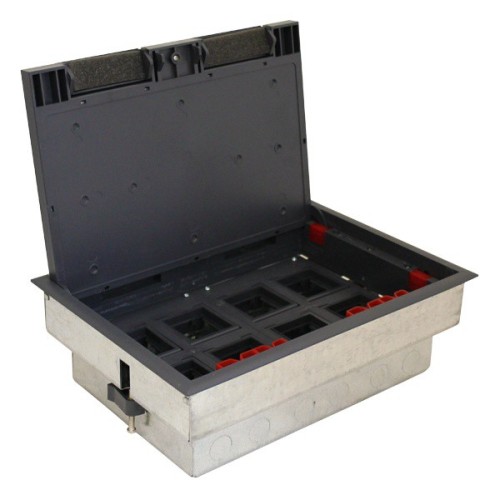 Коробка с суппортами для люка LUK/8 в пол, металлическая для заливки в бетон Экопласт