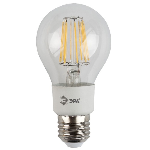 Лампа светодиодная 5 (45) Вт цоколь E27 грушевидная белый свет 30000 ч. F-LED А60-5w-827-E27 ЭРА