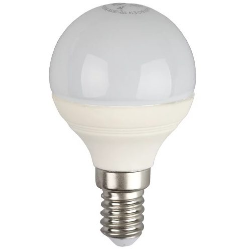 Лампа светодиодная 7 (60) Вт цоколь E14 шар холодный белый свет 30000 ч. LED SMD P45-7W-840-E14 ЭРА