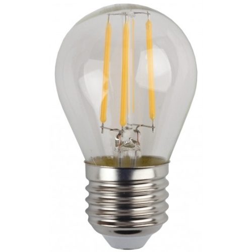 Лампа светодиодная 5 (40) Вт цоколь E27 груша холодный белый свет 30000 ч. F-LED P45-5W-840-E27 ЭРА