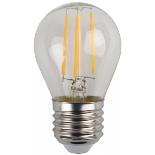 Лампа светодиодная 5 (40) Вт цоколь E27 груша теплый белый свет 30000 ч. F-LED P45-5W-827-E27 ЭРА